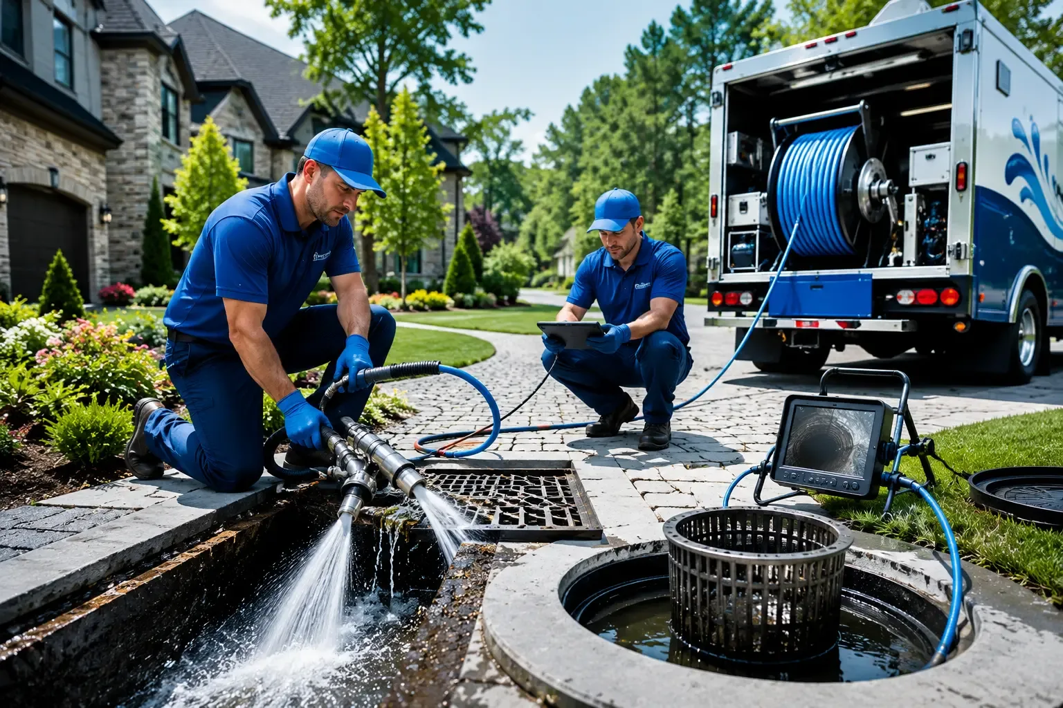 Local outdoor drain cleaning professionals in Engadine, MI